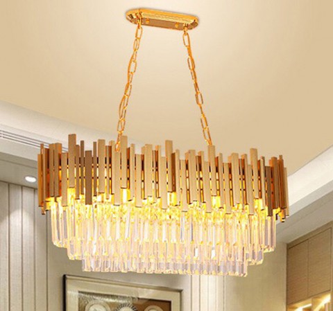 BỘ ĐÈN MÂM PHA LÊ LOẠI DÀI KT: 800*300*300, MÀU XI VÀNG