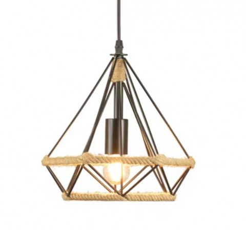 ĐÈN THẢ TRẦN HÌNH KIM CƯƠNG D250 CÓ QUẤN DÂY THỪNG