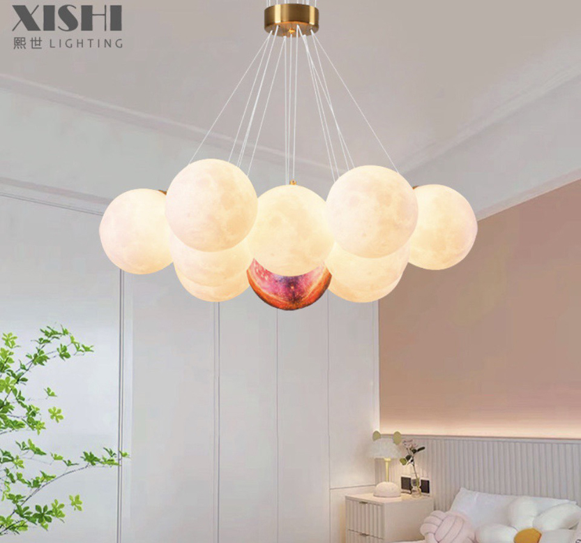 BỘ ĐÈN THẢ HÌNH CHÙM BÓNG BAY - 7 BÓNG