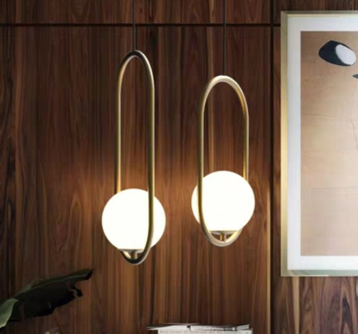 ĐÈN THẢ CHÓA THỦY TINH HÌNH ĐỊA CẦU THÂN MẠ VÀNG - D300
