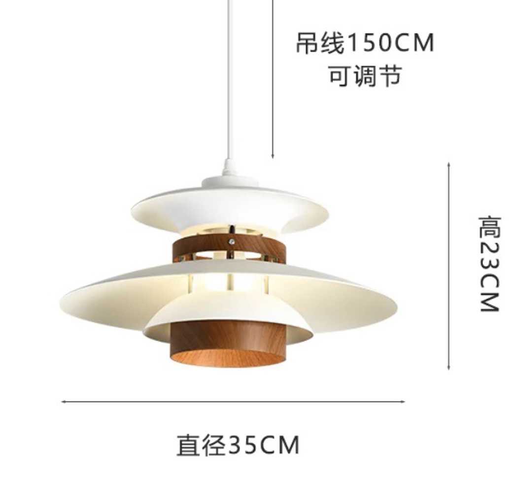Chao đèn thả NHIỀU LỚP D400
