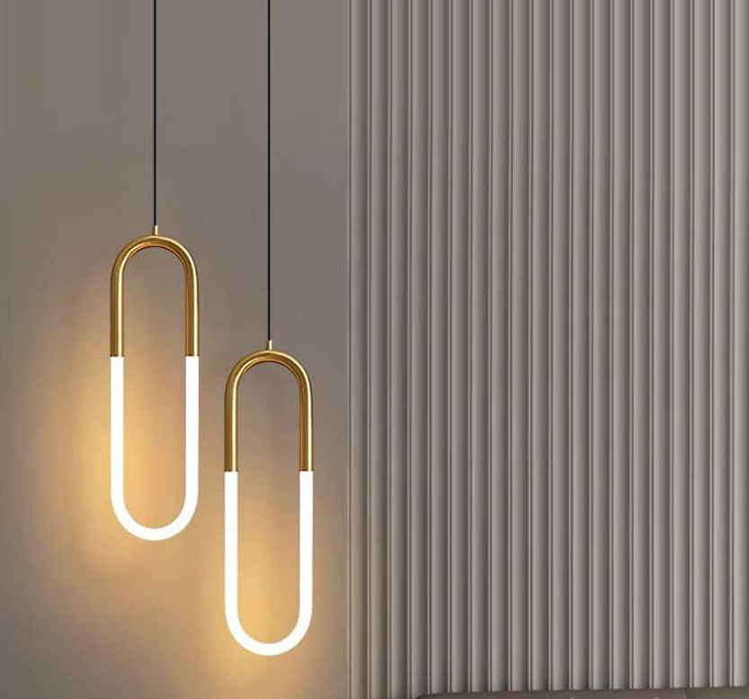 ĐÈN THẢ KHUNG BẦU DỤC, LED CHIẾU SÁNG NỬA DƯỚI